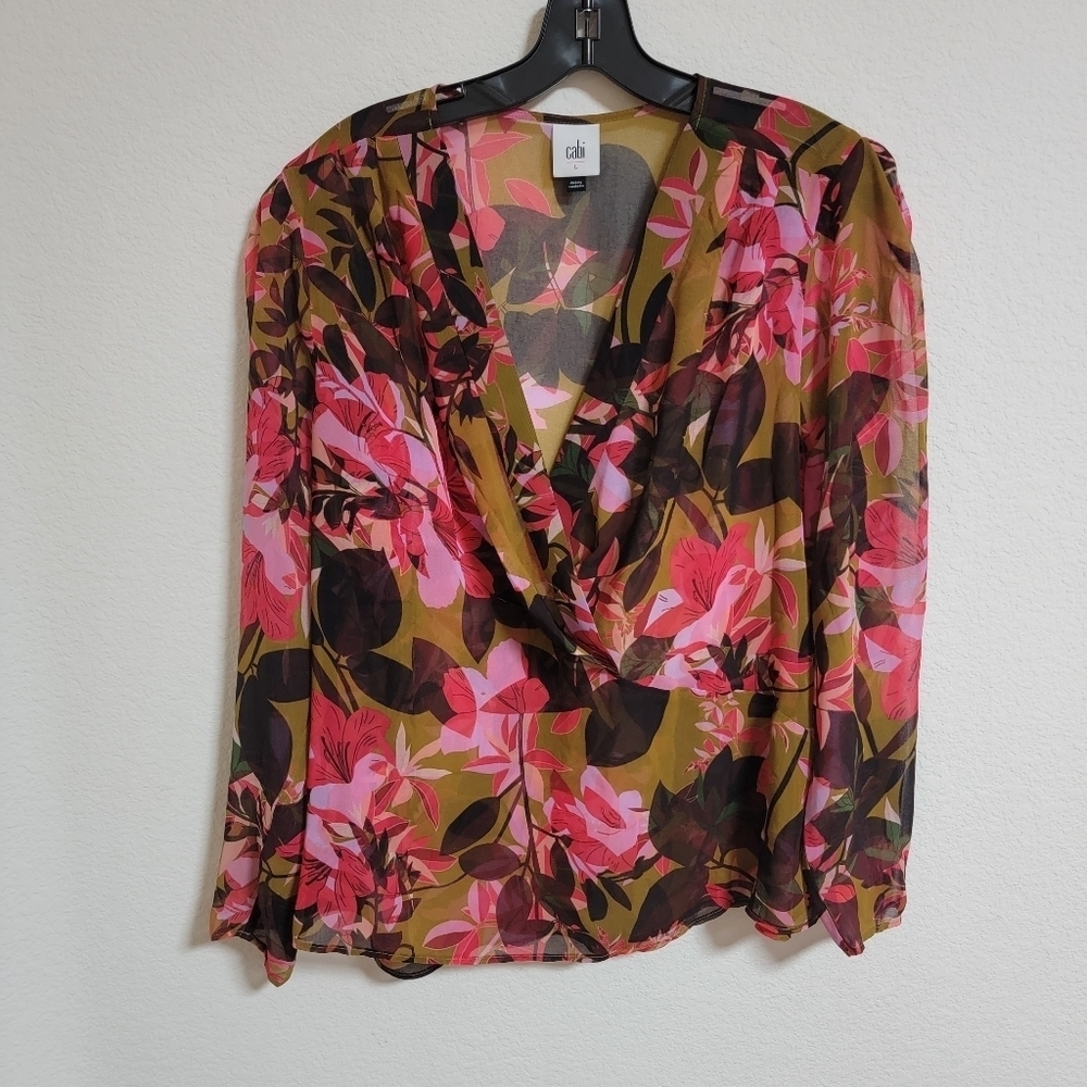 Cabi 4251 Mia Blouse Floral Long Sleeve Blouse